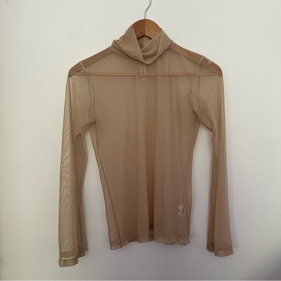 SOLD-Eliza Faulkner Mesh Turtleneck - Picture 2 of 2